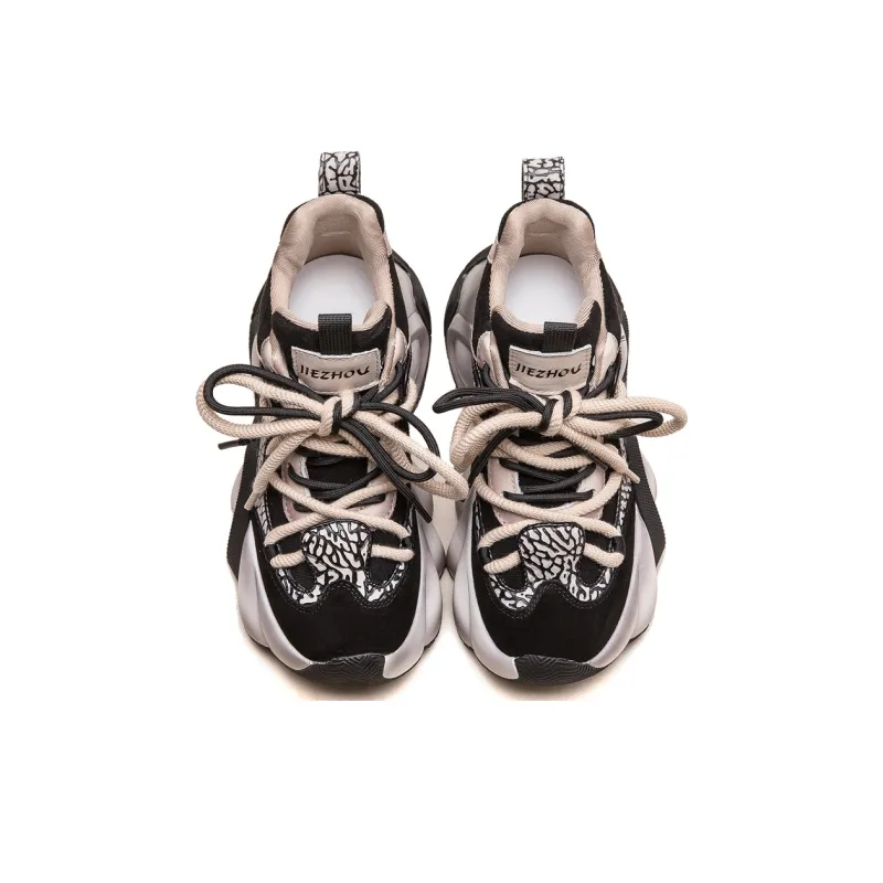 MATA Height Increasing Low Top Chunky Sneakers Women's-11