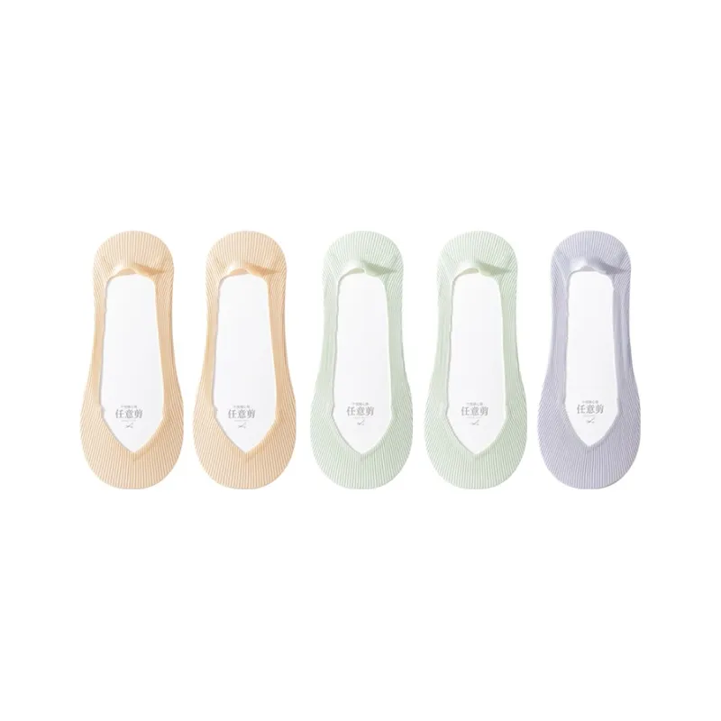 Top Melon No Show Socks Women's 5 Pack-30