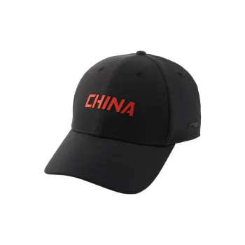 LiNing Polyester Baseball Caps Unisex Black