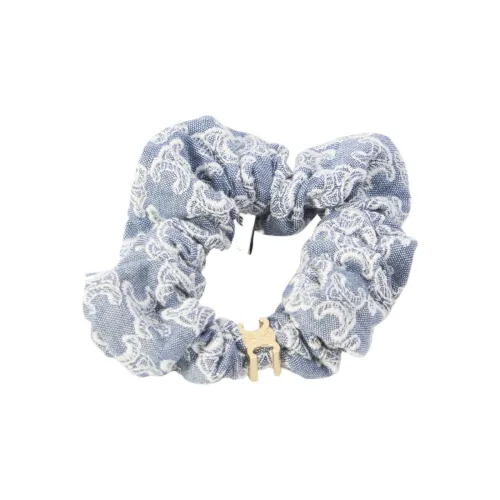 CELINE Cotton, Polyester Hair Tie Women's Blue