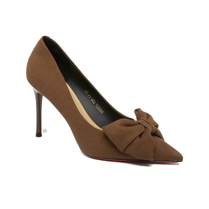 FESOUNE Slim Heel High Heels Women's-3