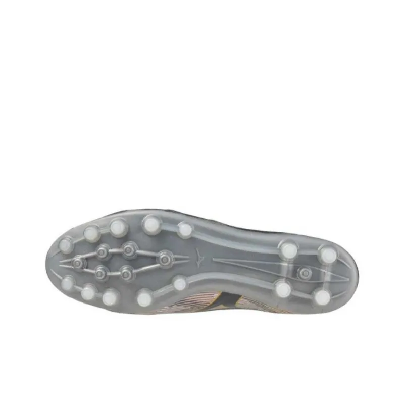 Mizuno Alpha 2 Soccer Shoes Unisex Silver Gold-3