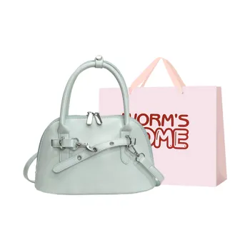 Worm's Home PU Crossbody Handbags Regular Women's White/Silver/Black/Red/Blue