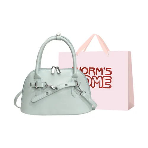 Worm's Home PU Crossbody Handbags Regular Women's White/Silver/Black/Red/Blue