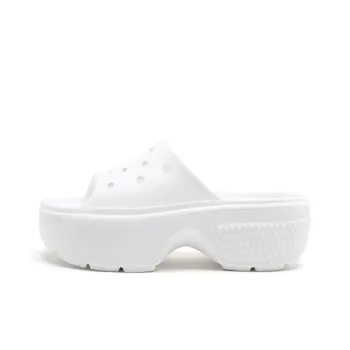 DAPHNE EVA Cut Out Slip Resistant Slide Slippers Women's White