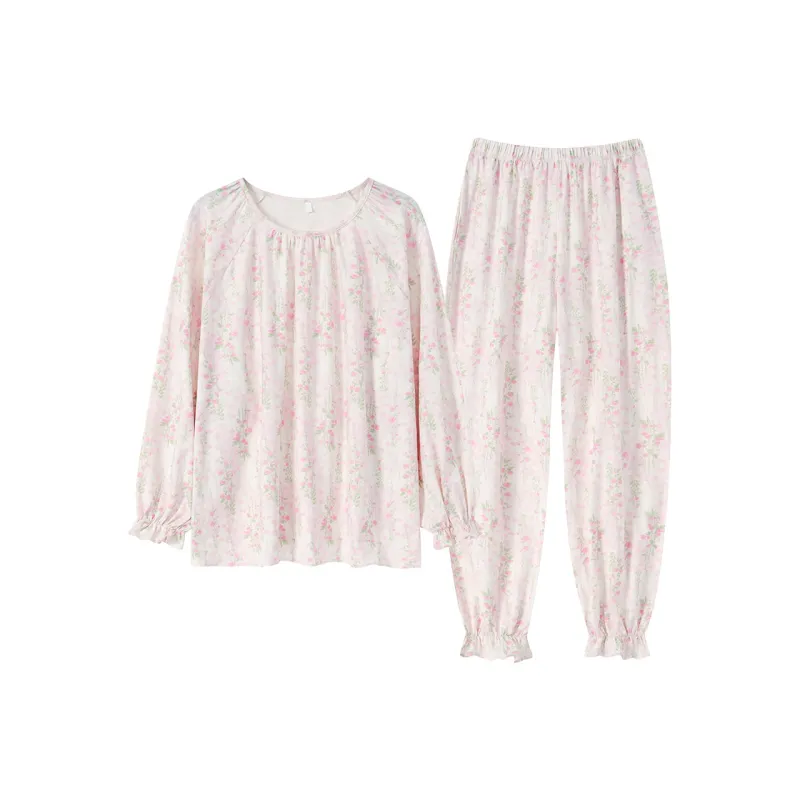 Herbal Primer Pajama Set Women's Combo Set-18