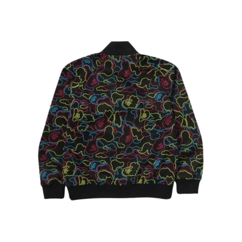 A BATHING APE Neon Camo Jacquard Track Jacket-3