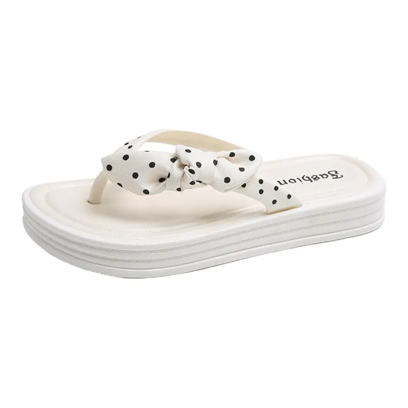 Ailise Sandal Slippers Black/White-5