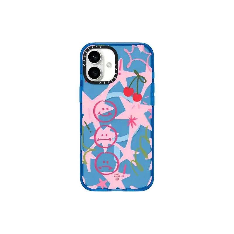 CASETIFY PC Material Laughter And Tears Phone Cases Compatible With IPhone 16 Collection Cute Style Cartoon-1