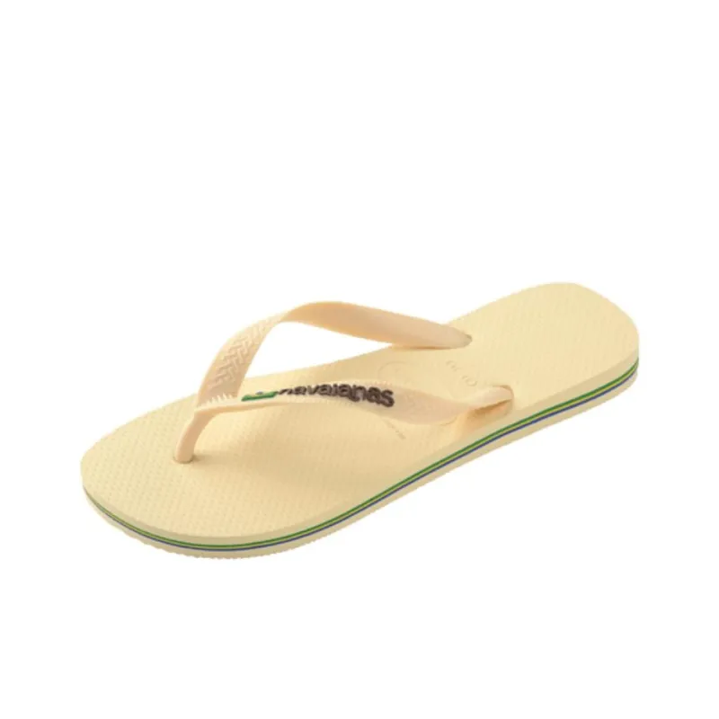 Havaianas Brazil Logo Flip Flops Women's Yellow-0
