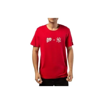 New Era x HONGMODUI X YANGJIDUI LIANMINGKUAN SS24 T-Shirt Unisex Red