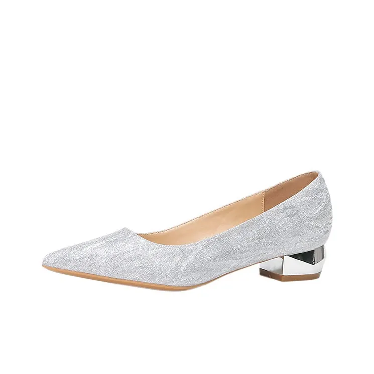 BIGTREE Chunky Heel High Heels Women's-0