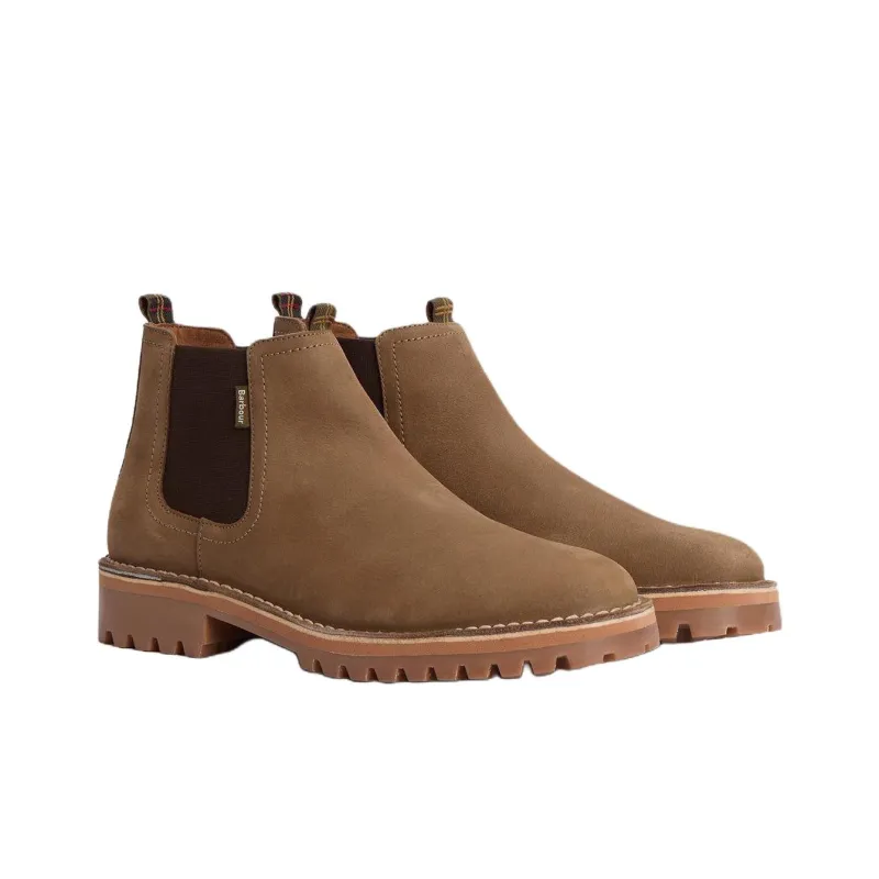 BARBOUR Abel Short Chelsea Boots Men's Taupe-2