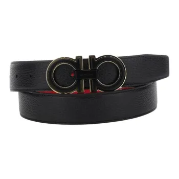 Ferragamo Gancini Buckle Reversible Belt