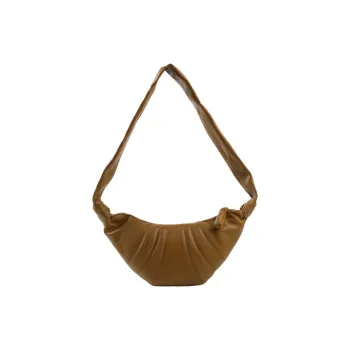 Lemaire Viscose Croissant Bag Shoulder Bag Small Size Women's Bronze Khaki