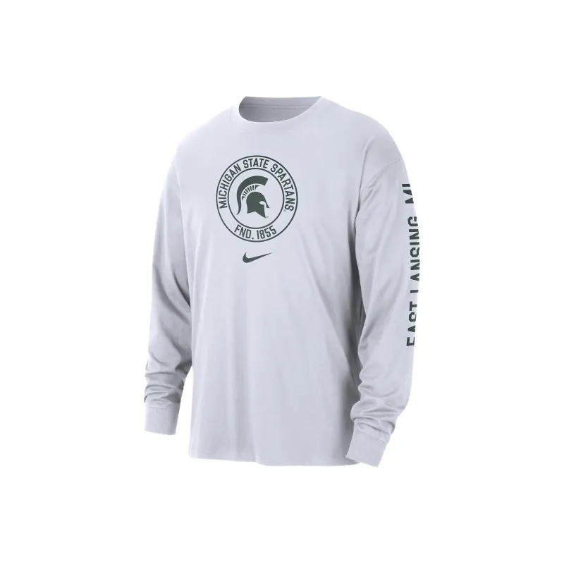 Nike Michigan State Max90 Men's Nike College Long-Sleeve T-Shirt-0