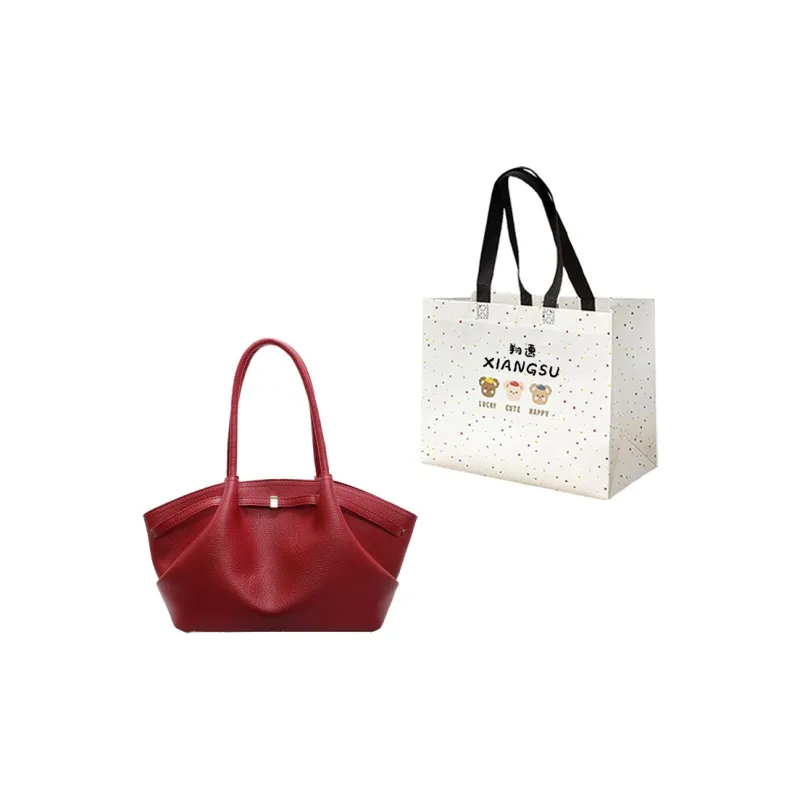 XIANGSU Pu Shoulder Bag Regular Women's White/Black/Red/Khaki/Coffee-12