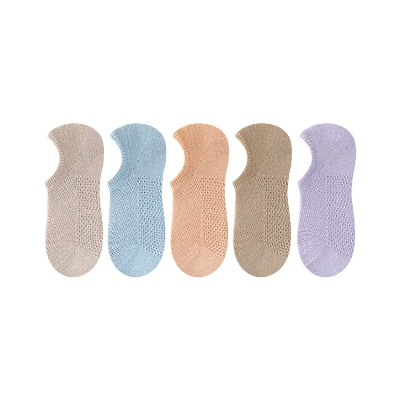 Top Melon No Show Socks Women's 5 Pack-11