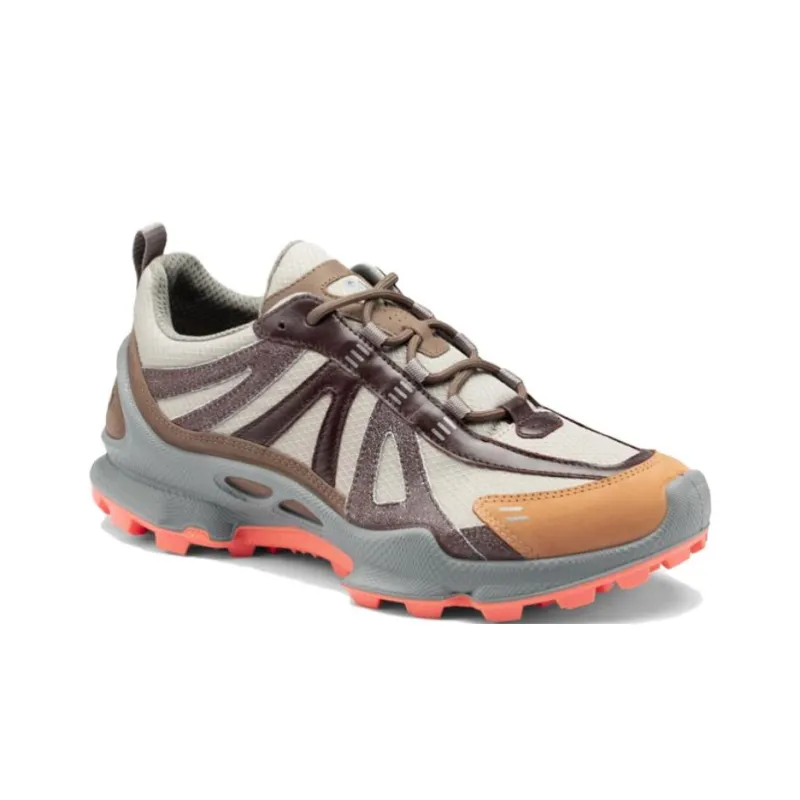 Natacha x Ecco BIOM C-TRAIL Trail Low-Top Trekking Shoes Men's Beige Brown-3