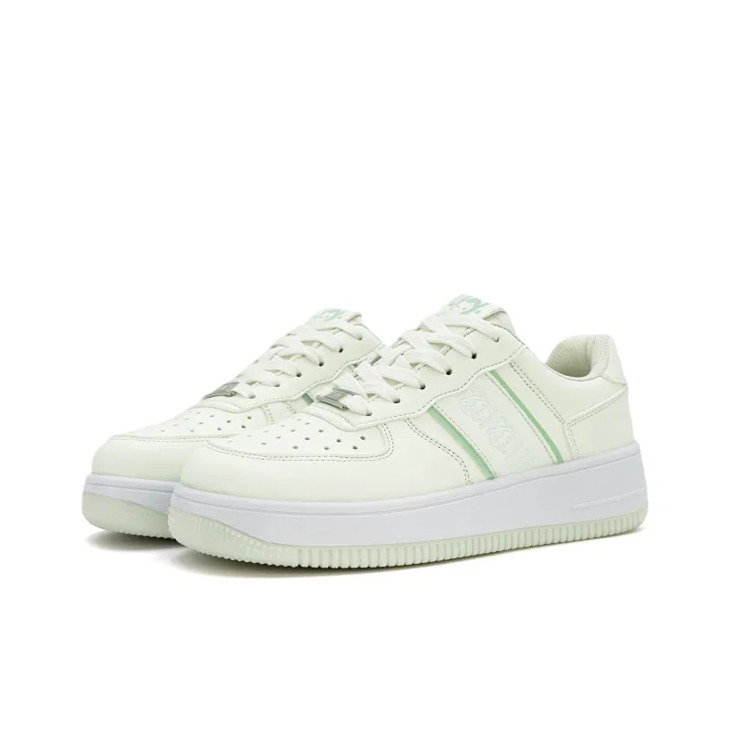 ALI THE FOX Low-Top Skateboard Shoes Women's Classic White/Hai Chang Blue-3