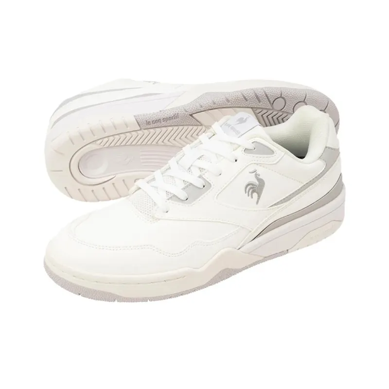 Le Coq Sportif LCS T 1100 Cushioning, Breathable, And Resilient Design Low Top Casual Shoes Unisex White Gray-4