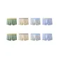 8-Pack (Pea Green 2+Khaki 2+Light Gray 2+Light Blue 2)