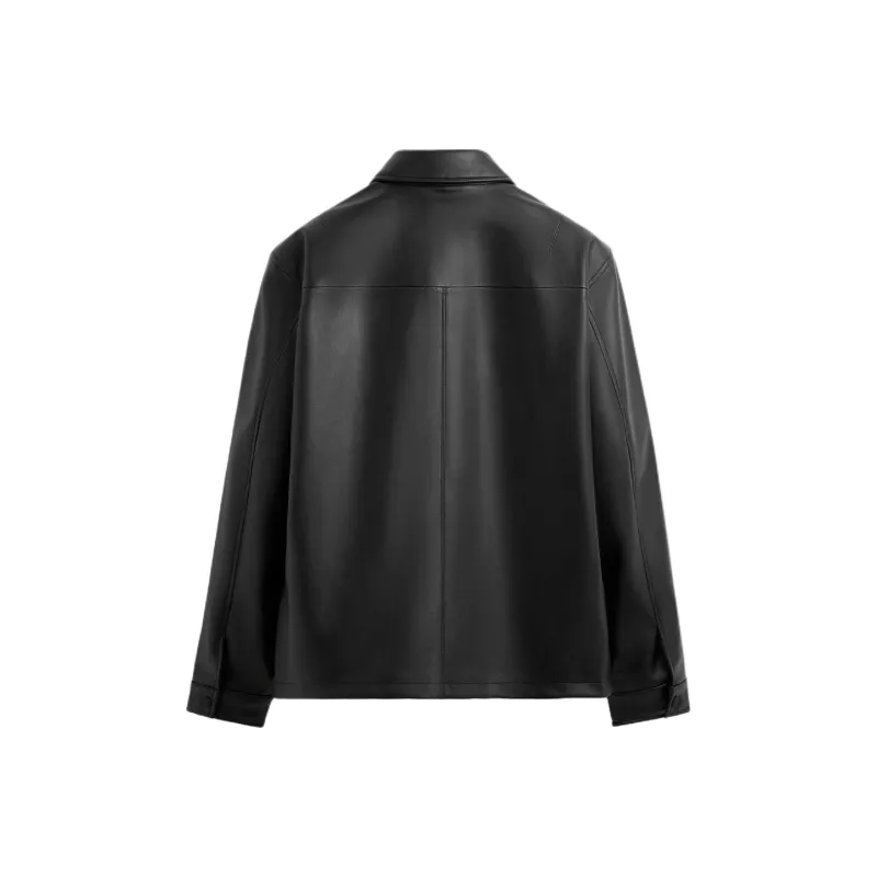ZARA Leather Jacket Unisex Black-1