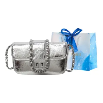 ROUNDOT PU Crossbody Bag Regular Women's Silver/Black/Gold