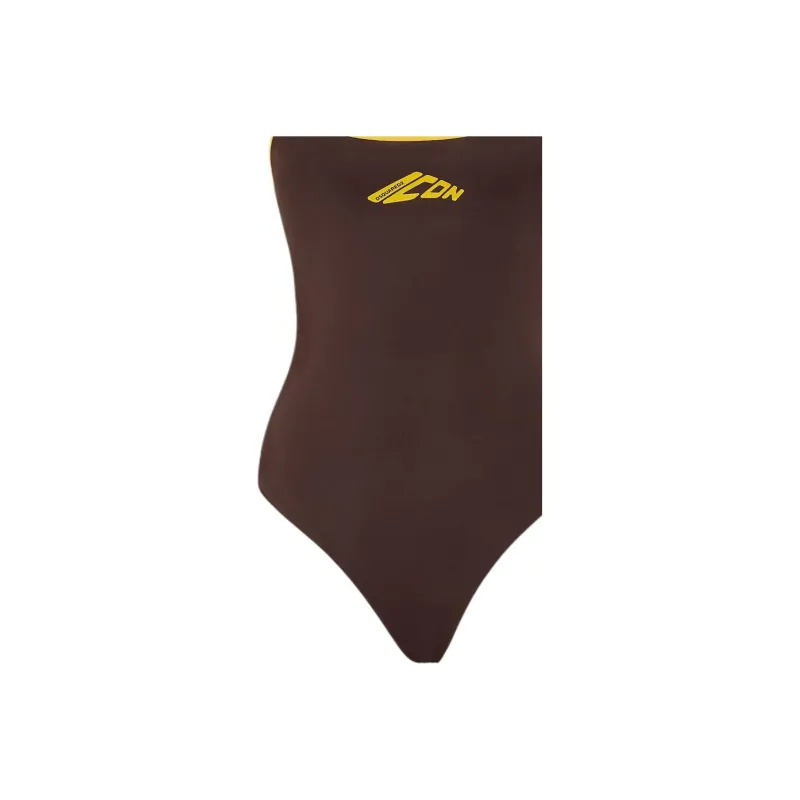 DSQUARED 2 FW24 One piece Swimsuit Women's Brown-4