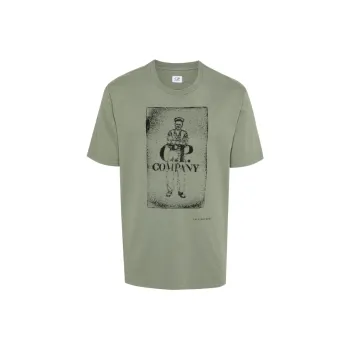C.P.Company Graphic Printed Crewneck T Shirt