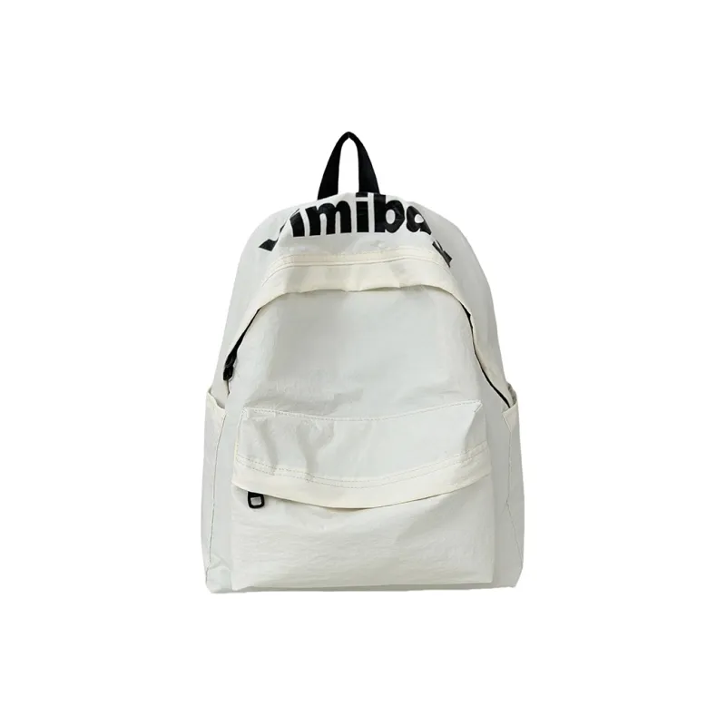 Deli Bear Nylon Backpack Regular Unisex White/Orange/Black/Purple/Green-0