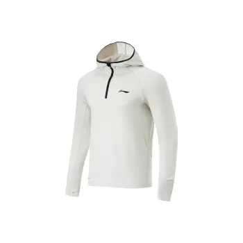LiNing Raglan Sleeve T Shirt Men's Silver Birch Gray