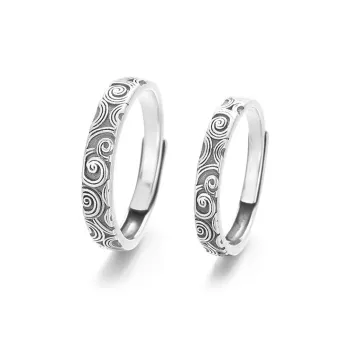 CLARKIA FLOWER S999 Fine Silver Rings Unisex
