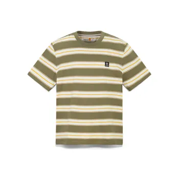 Timberland T Shirts Men Plaid Print