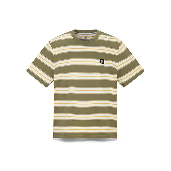Timberland T Shirts Men Plaid Print-0