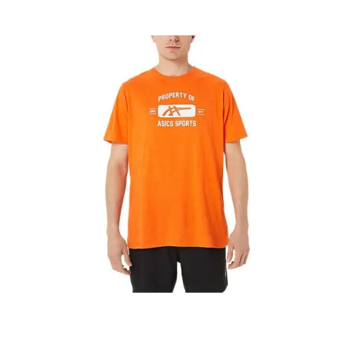 Asics Property Of Asics Sports Tee T-Shirt Men's Orange