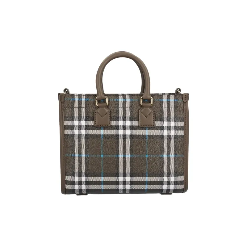 Burberry Polyurethane Tote Bag, Shopping Bag, Shoulder Bag, Crossbody Bag, Handbag Women's Chocolate-2