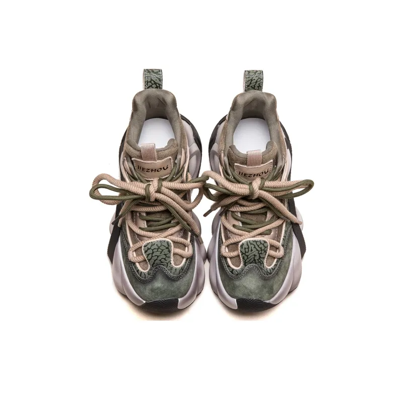 MATA Height Increasing Low Top Chunky Sneakers Women's-3