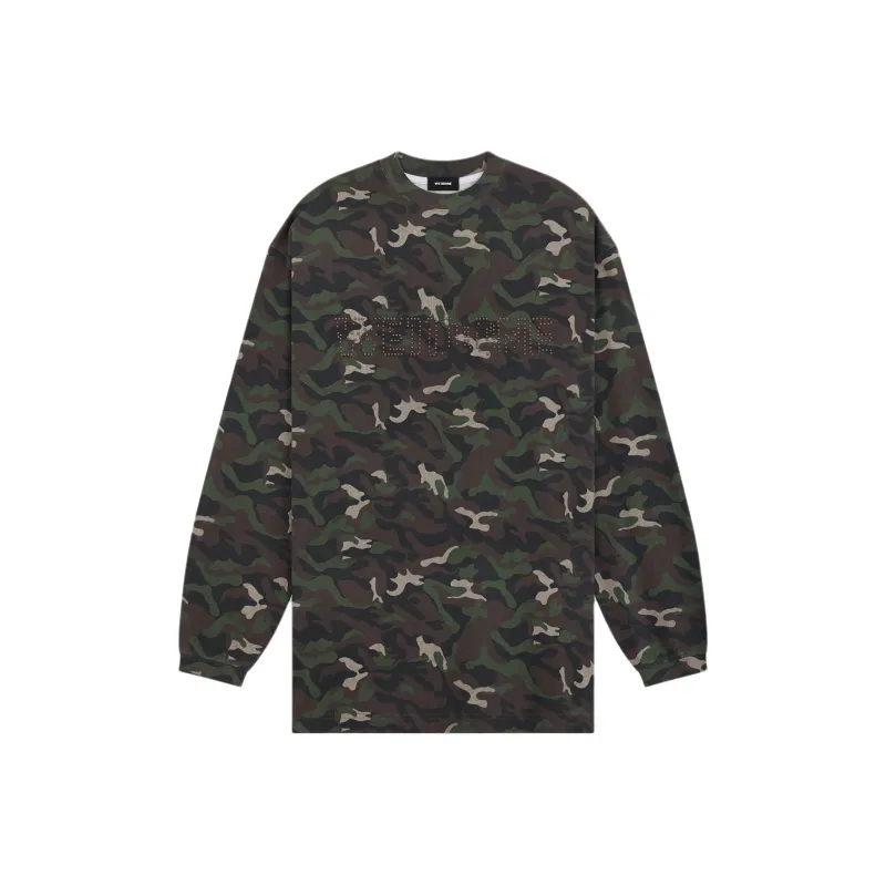 WE11DONE SS24 T Shirt Unisex Khaki-0