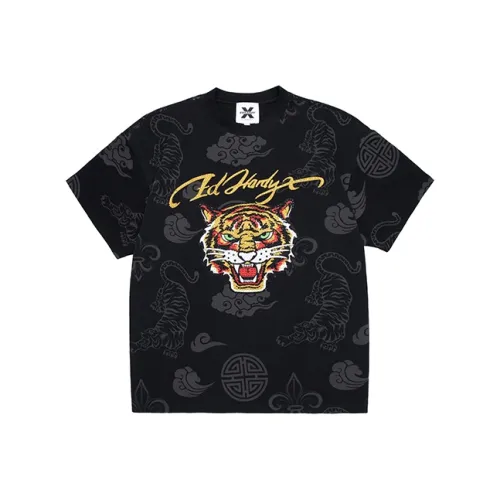 CIZA Jeans Unisex Vintage Blue T Shirt Unisex Black