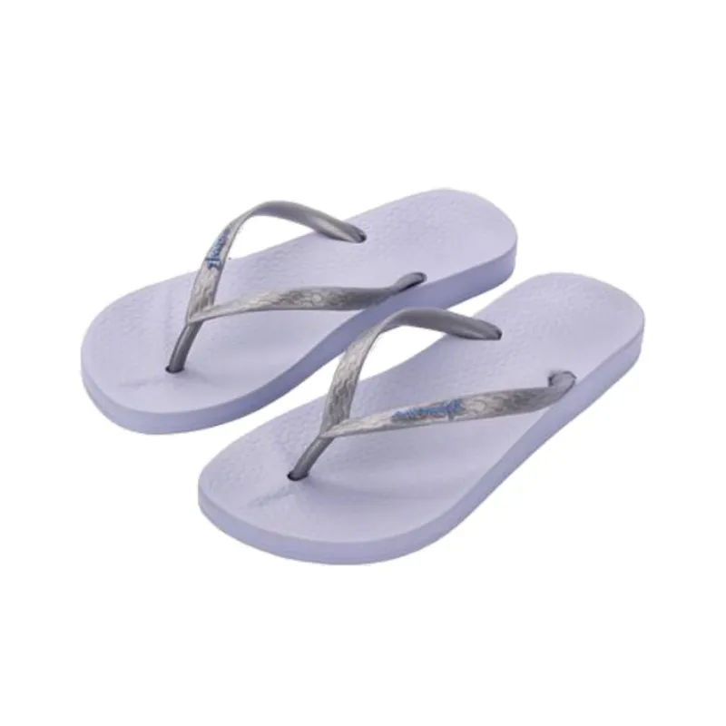 Ipanema Antibacterial Quick-Dry Slip-Resistant Flip Flops Women's Silver Purple-0