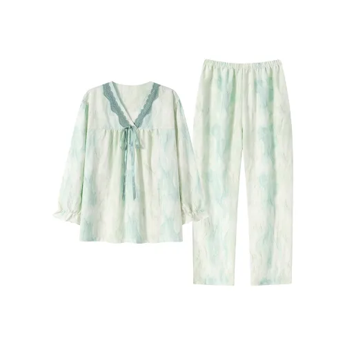 Herbal Primer Pajama Set Women's Combo Set