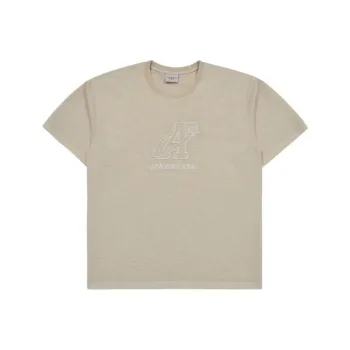 Acme De La Vie/ADLV Star A Logo Pigment Washing Short T-Shirt Unisex Beige Camel