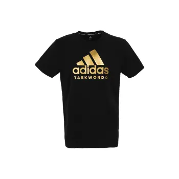 Adidas T Shirt Men's Black Gold