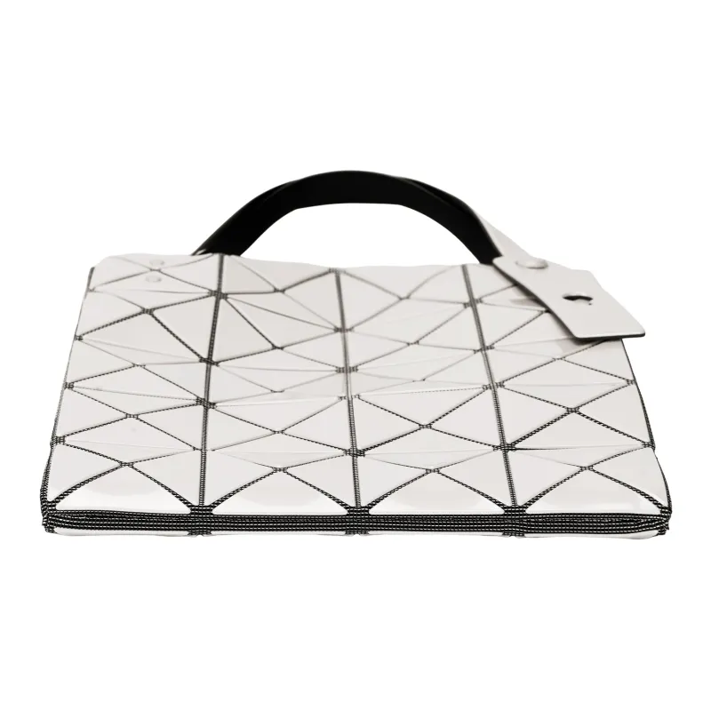 ISSEY MIYAKE CARAT PVC Polyvinyl Chloride Resin Handbag Women's Ivory-3