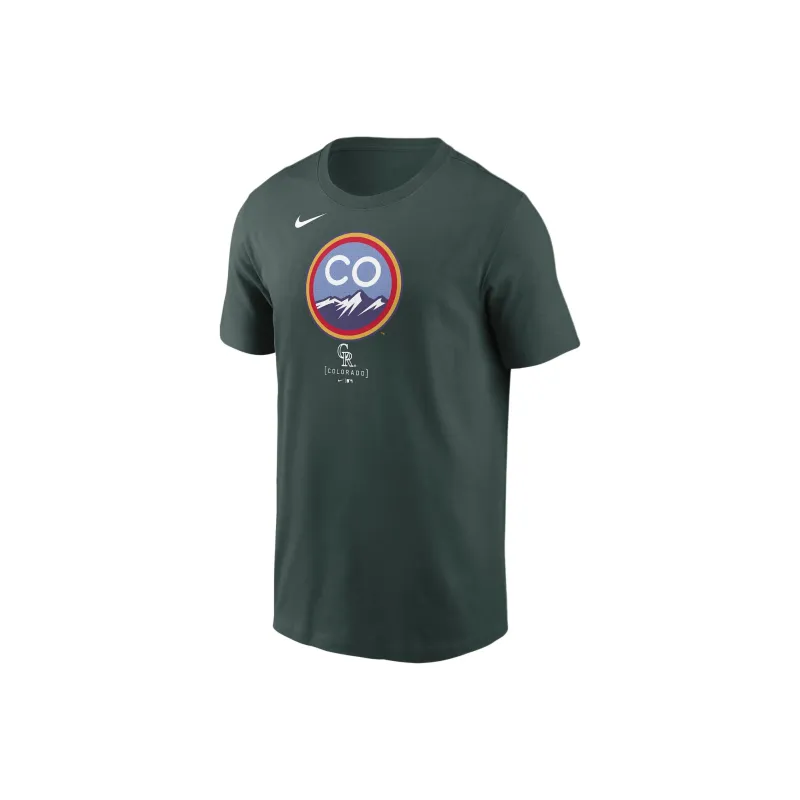 Nike Colorado Rockies City Connect Logo Men's Nike Mlb T Shirt-0