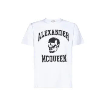 Alexander McQueen Graphic Printed Crewneck T Shirt