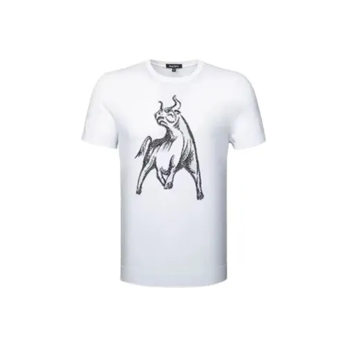 BRAUN BUFFEL T Shirt Men's White