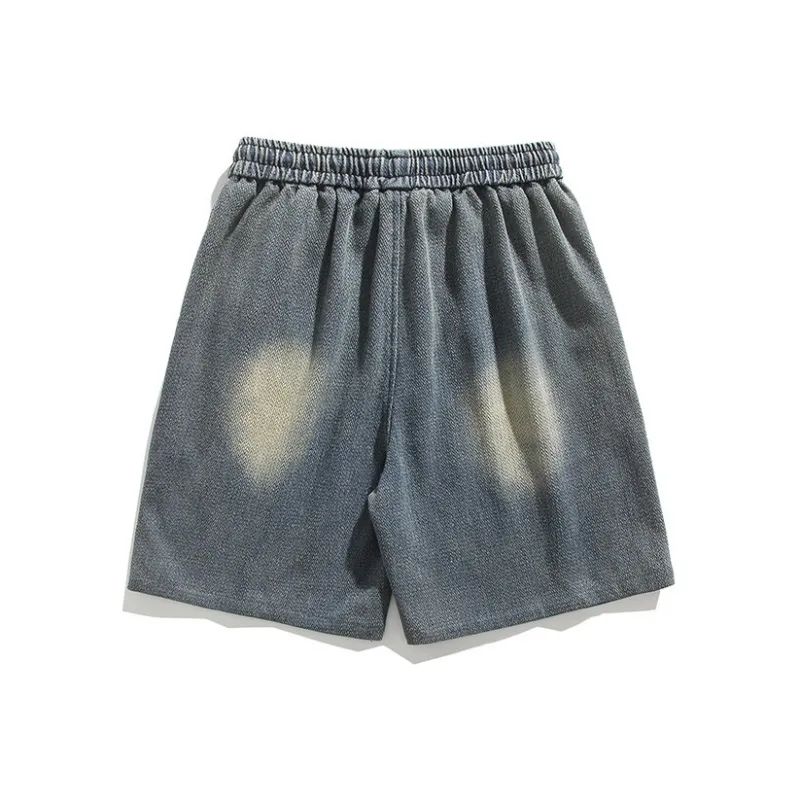 YOFVV Denim Shorts Unisex Blue-1