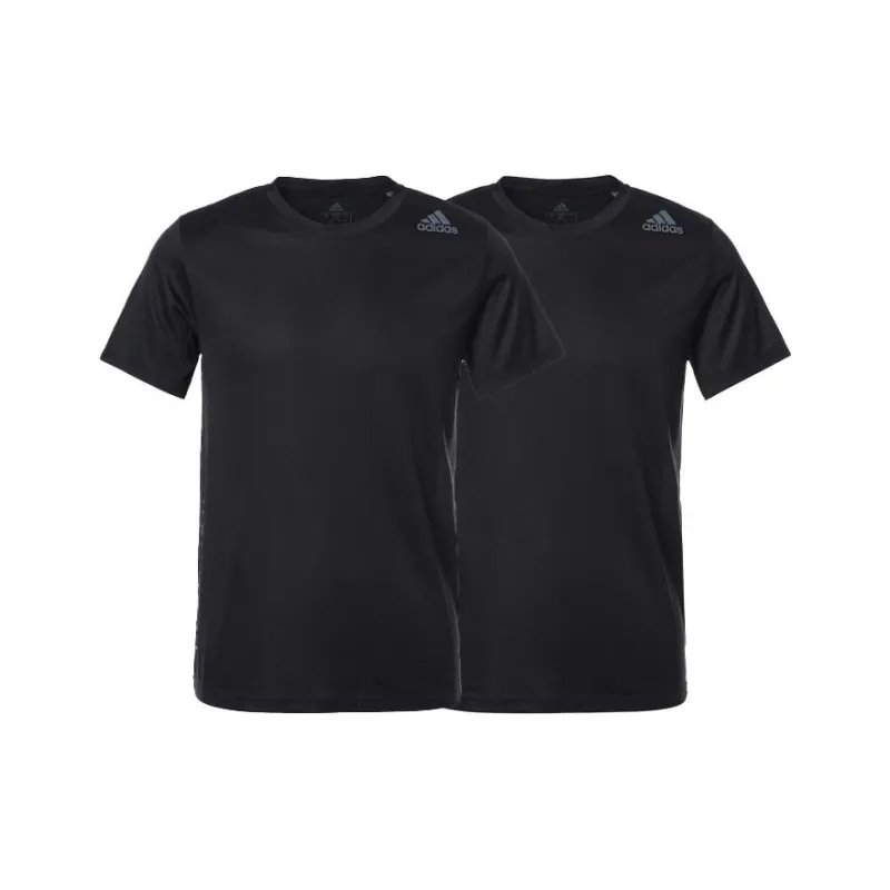 Adidas T-Shirt Men's 2 Pack Black-0